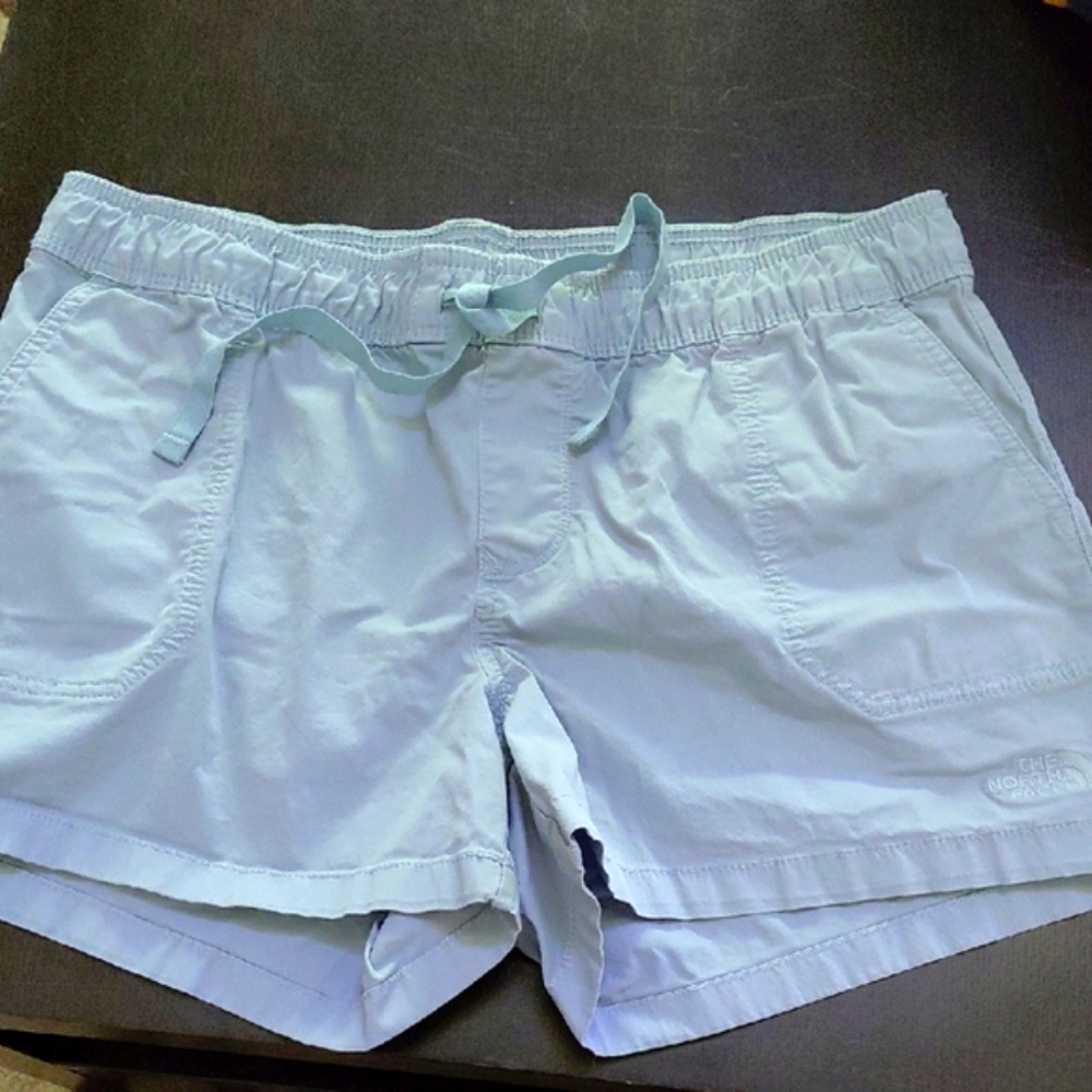 The North Face Women's Athletic Shorts in Light Blue
